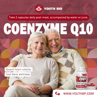 CoQ10 Premium 60 mg Vitamine B3 100 mg Extrait de Riz Rouge Fermenté Sain pour le Cœur Améliore l'Immunité Antioxydant 60 Capsules/Bouteille 2