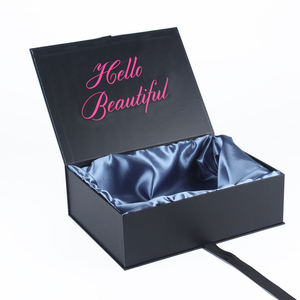 Caja de Embalaje Magnética Plegable de Alta Calidad para Productos de Belleza, Caja de Regalo de Papel Rígido de Lujo, Materiales Reciclados, Impresión a Cuatro Colores - Product Image 2