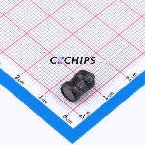Inductor de Anillo de Color XR6*8-820K-L / Componente de Orificio Pasante (THT), D6xL8mm 82uH 10% 700mA 300mOhm - Product Image 1