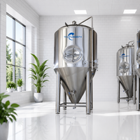 Tanks de Fermentation Coniques en Acier Inoxydable Tonsen de Haute Qualité 6000L 60BBL 60HL pour Brasserie Artisanale