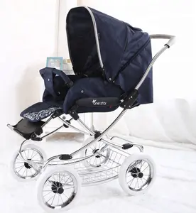 Toptan oturmak ve yalan aşağı ultra hafif katlanır bebek şemsiyeli bebek arabası yürüyüş bebek dört tekerlekli şok emici yenidoğan bebek arabası