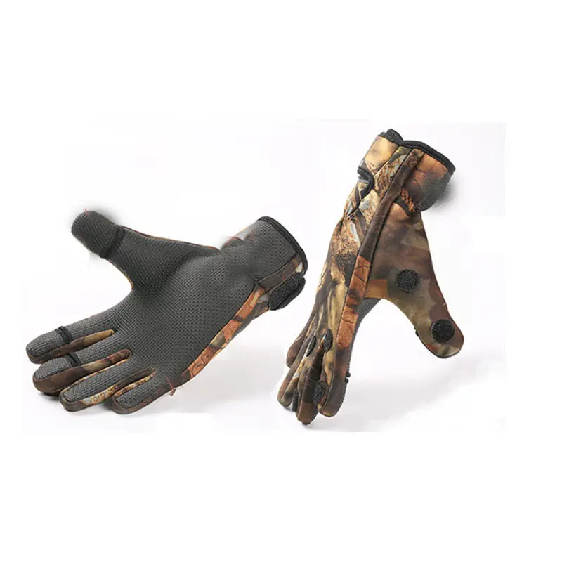 Top Qualität langärmelig Winter Outdoor wasserdicht warm individuell Arbeit Angeln Handschuhe