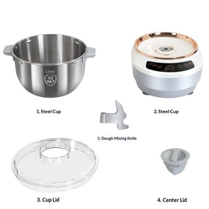 Mélangeur à pâte électrique domestique à commande intelligente avec fonctions de pétrissage, mélange et cuisson, boîtier en acier inoxydable – Approvisionnement direct usine - Product Image 3