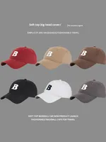 Gorra de Béisbol Deportiva Impermeable y Transpirable de Algodón Oxford 100% con Letra B Bordada en 3D, Unisex, para las Cuatro Estaciones, Casual y Versátil