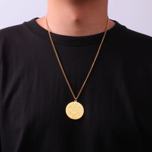 Collier Myshape <span class=keywords><strong>Sceau</strong></span> du <span class=keywords><strong>Roi</strong></span> <span class=keywords><strong>Salomon</strong></span> Étoile de David, Amulette de Protection Religieuse en Acier Inoxydable - Product Image 6
