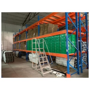 Système de rayonnage palettisé de terrasse de fil de Forlkift industriel d'allée large profonde simple de stockage d'inventaire à froid résistant - Product Image 2
