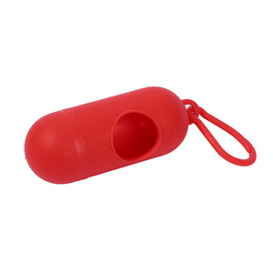 Distributeur de sacs à ordures non toxiques en plastique, étui de transport, porte-distributeur de sacs à excréments pour chiens, accessoires propres pour chiens - Product Image 4