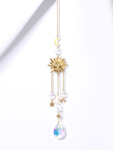 Atrapasoles de Cristal de Alta Calidad al por Mayor, Campanas de Cristal Pulido Estilo Feng Shui, Atrapasoles Colgantes con Temática de Amor - Product Image 4