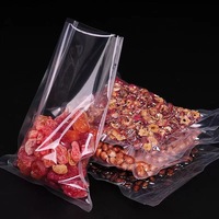 Sac de conservation sous vide en nylon transparent gaufré à 7 couches, pré-découpé pour aliments surgelés