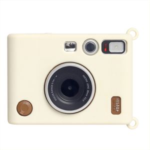 Pour Fujifilm <span class=keywords><strong>Instax</strong></span> <span class=keywords><strong>Mini</strong></span> <span class=keywords><strong>EVO</strong></span> Étui de protection souple résistant à l'usure, Couleur: Beige - Product Image 1