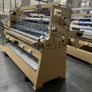 Changzhou hueen mesin garmen pabrik ZJ-416 kain tekstil toothpick Kristal 2mm smocking pleater mesin