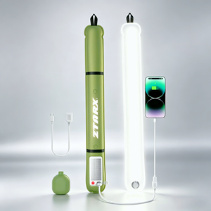 ZTARX 60-86cm Lampe de Tente Gonflable Portable Pliable Solaire 2000mAh Étanche IPX7 pour Piscine, Fêtes et Nuit - Product Image 1