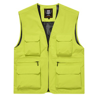 Multi Pockets Summer New Men US Tactical Hiking Fishing Vest Man Photographer Waistcoat Mesh Cargo Sleeveless Jacket Tool Vest