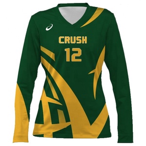 Costume da donna sublimata maglia da pallavolo manica lunga uniforme da pallavolo per le donne - Product Image 6