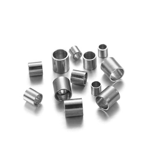 Tubo de posicionamiento de acero inoxidable de 1.5mm, 2.0mm, 2.5mm, espaciadores, accesorios de joyería para bricolaje, material para horquillas y adornos. - Product Image 4