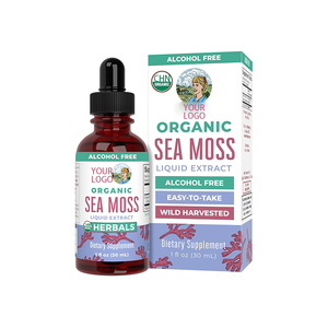 OEM Private Label Natural Irish Sea <strong>Moss</strong> Drops Organic Weight Loss Supplement Oral Liquid Sea <strong>Moss</strong> Drops - Product Image 1