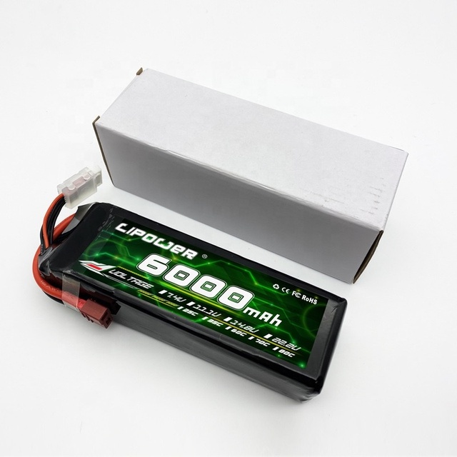 In Stock 6S 22.2v 6000mAh 35C Rc Lipo Battery for Rc Helicopter Drone FPV