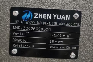 ปั๊มลูกสูบที่มีประสิทธิภาพการไหลตัวแปร APA10VO APA10VO140 APA10VO140DFR1/31R-VQC12N00-SO52 R902478917ปั๊มไฮดรอลิก - Product Image 5