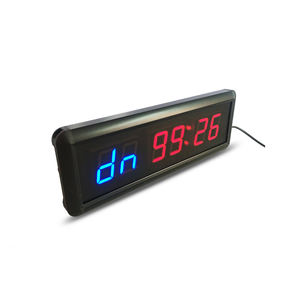 Programmable Fitness Repetition 1.5 Inch 6-bit <strong>Countdown</strong> Interval <strong>Timer</strong> Aluminum Frame Single-sided Led Sports <strong>Digital</strong> Clock - Product Image 3