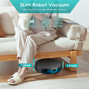 Aspirateur robot à recharge automatique, fonction de lavage, filtre HEPA, usage hôtelier - Nettoyage domestique tout-en-un via application et commande vocale - Product Image 6