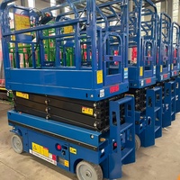Mini-plateforme élévatrice à ciseaux électrique automotrice pour allées étroites intérieures, équipement de levage personnalisé