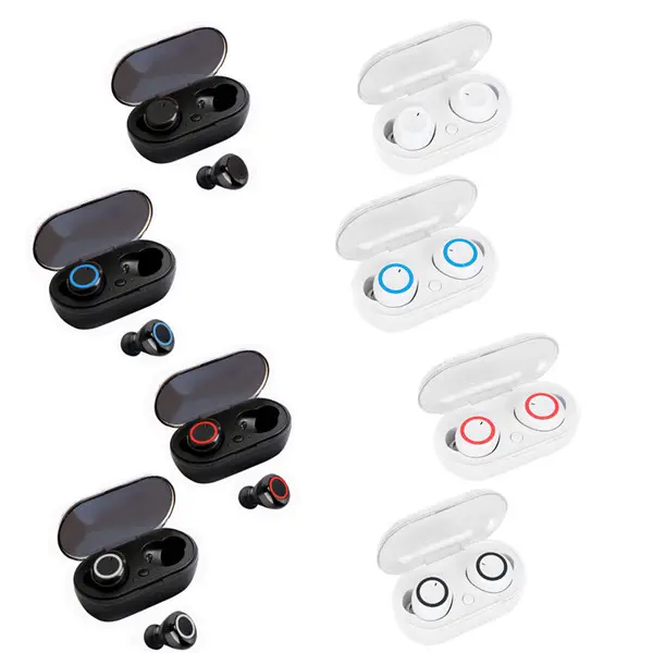 Y50 Tws BT5.0 Waterproof With Mic Charging Box True Wireless Earphone Headset Earbuds Wireless Headphone