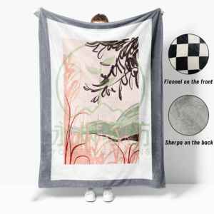 Bedsure Luxury Sherpa 50 ''x 60'' Manta de cama tamaño Queen Manta de sofá acogedora de dibujos animados de punto de lana de Punto ligero suave - Product Image 1