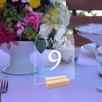 Plaques de table numérotées en acrylique transparent 3D pour mariage, écritures manuscrites, surface miroir, modèle moderne et simple, transfrontalier, DIY BL-108