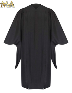 Casquette et robe unisexe classique noire mate Graduation Master avec gland d'année pour Degree Regalia - Product Image 1