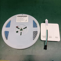 Bande lumineuse LED 12V en cuivre à effet de poursuite, longue durée de vie, économie d'énergie, flexible, pour décoration intérieure