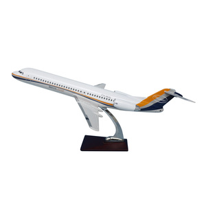 Modelo de Avión de Escritorio Fokker 100 Mass Lease - Material de Resina, Escala 1:100, Color y Patrón Personalizables, 47 cm - Product Image 1