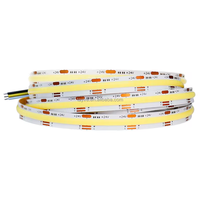 Bande LED intelligente CCT flexible de 2700K-6500K 576LED/M 10W+10W/M 24V COB 10mm, éclairage décoratif pour la maison, économie d'énergie, guirlande lumineuse LED CCT