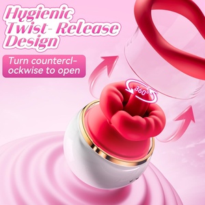 LetRock Vibromasseur à succion 5 en 1 Rose Sex Toy Clitoris Mamelon Produits de massage Écran LED Jouets pour adultes Sex Toy Box pour femmes - Product Image 5