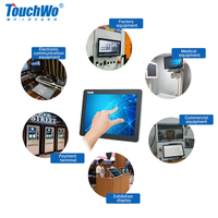 Monitor de Pantalla Táctil Capacitiva TouchWo de Tamaño Personalizado, Marco de Aleación de Aluminio, Relación de Aspecto 16:9, Resolución 1080p, Opciones de 13.3/15.6 Pulgadas