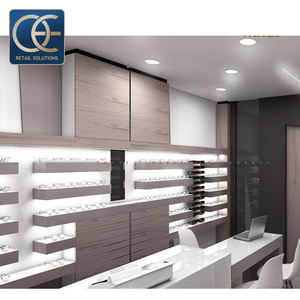Rak Tampilan Kacamata Kayu Ritel, Tampilan Kacamata MDF untuk Promosi - Product Image 1