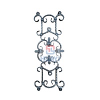 Panel Decorativo de Hierro Forjado para Barandilla de Escalera, Valla, Puerta y Escalera en Espiral, con Superficie Antioxidante y Diseño Duradero, Suministro de Fábrica