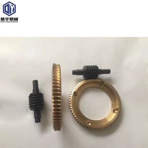เฟืองตัวหนอนและเพลาหนอนอะไหล่เครื่องจักรกลทองเหลือง - Product Image 1