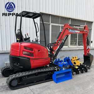 Mini-excavatrice la <span class=keywords><strong>moins</strong></span> chère 1 tonne 2 tonnes 3,5 tonnes Mini-pelle Excavatrice à godet Excavatrice à chenilles - Product Image 1