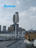 Éolienne verticale Outevo OE-WT de type tulipe, robuste, 10KW-120KW, qualité marine, anti-corrosion, faible entretien, CE