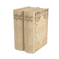 Boîtes cadeaux d'emballage magnétiques en forme de livre décoratif imprimé de logo personnalisé pour boutique de souvenirs de livres bibliques