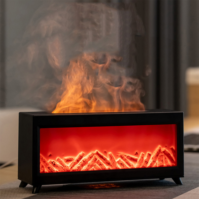 Modern High Quality Electric Simulated Flame Fireplace Corner Stove Decorative Craft Aroma Diffuser Air Humidifier for Household