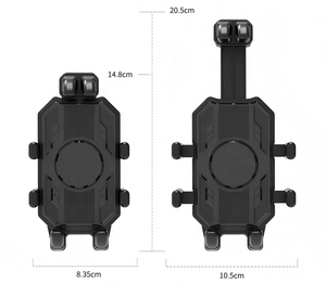 Support de téléphone pour vélo de montagne en ABS, antichoc, avec amortissement des vibrations et installation facile - Product Image 5