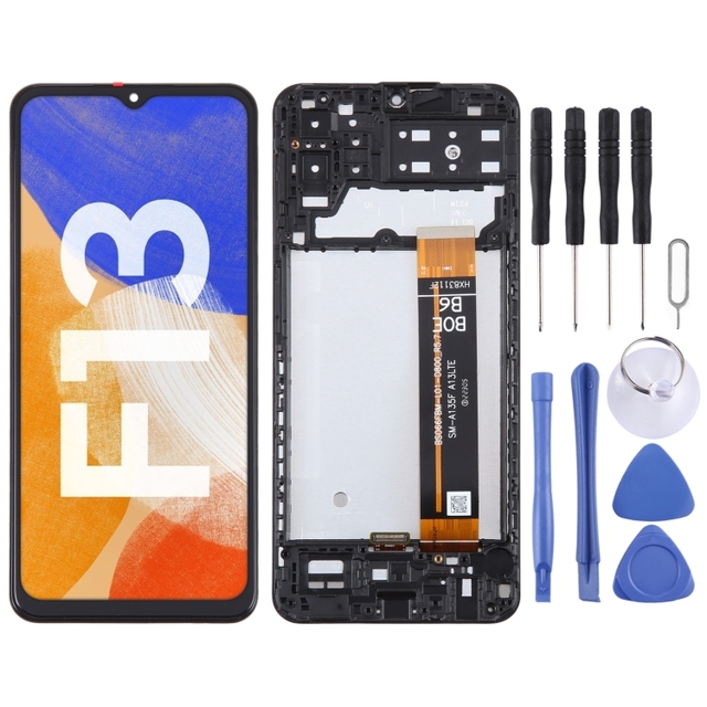 For Samsung Galaxy F13 SM-E135F Original LCD Screen Digitizer Full Assembly with Frame Mobile Phone LCDS