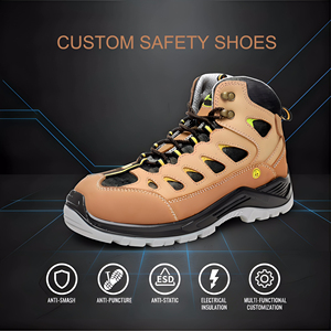 <span class=keywords><strong>Scarpe</strong></span> <span class=keywords><strong>Antinfortunistiche</strong></span> Industriali da Uomo Resistenti, Comode, Impermeabili con Punta in Acciaio, Stivali da Lavoro in <span class=keywords><strong>Pelle</strong></span> per Uso in Fabbrica, Eleganti in Camoscio - Product Image 3