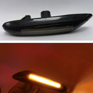 Pour <span class=keywords><strong>BMW</strong></span> E46 <span class=keywords><strong>E90</strong></span> 1/3/5 série feuille plaque lumière côté <span class=keywords><strong>clignotant</strong></span> coulant lumière jaune insertion directe pièces et accessoires automobiles - Product Image 5