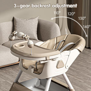 Nouveauté : <span class=keywords><strong>Chaise</strong></span> <span class=keywords><strong>haute</strong></span> et <span class=keywords><strong>chaise</strong></span> à bascule 4-en-1 pour bébé avec <span class=keywords><strong>harnais</strong></span> de sécurité, design pliable et portable pour les repas et les jeux des nourrissons - Product Image 6
