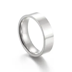 KALEN Bague unisexe minimaliste en acier inoxydable or/argent/noir