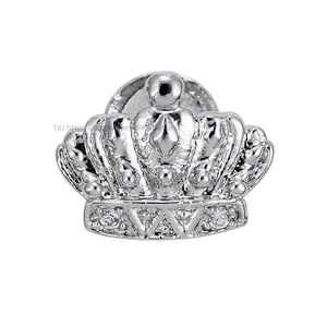 Halloween Wholesale Rapper Jewelry Gold <b>Silver</b> Rose Gold Metal Color Brass Single <b>Crown</b> Hip Hop Teeth Grillz - Product Image 1