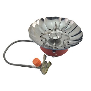 Estufa de Gas para Acampar al Aire Libre, Ligera, Resistente al Viento, Metálica y Plegable para Viajes - Product Image 6