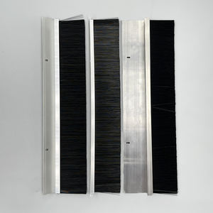 고속 철도 플랫폼 스크린 도어 UL94-V2V1V0 난연성 PP 나일론 PBT 스트립 브러시 용 씰 브러시 - Product Image 3